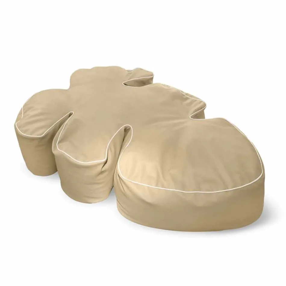 Poufs exterior and interior faux leather waterproof nautical Philo Viadurini