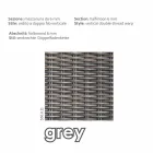 Pouf modern exterior in grey-taupe Jaco polyethylene, handmade Viadurini