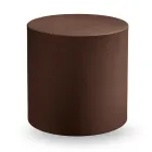 Cylindrical Garden Pouf in Colored Polyethylene Made in Italy - Viky Viadurini