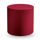 Cylindrical Garden Pouf in Colored Polyethylene Made in Italy - Viky Viadurini
