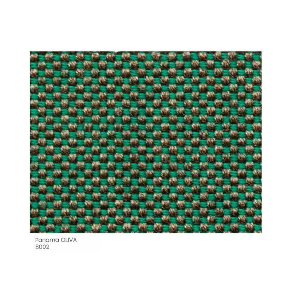 Garden Pouf Padded and Covered in Fabric Made in Italy - Butter Viadurini