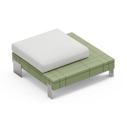 Lounge Pouf in Polyethylene of Different Colours - Orbis Viadurini