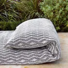Design Single Outdoor Daybed Pouf, High Quality Made in Italy - Emanuela Viadurini