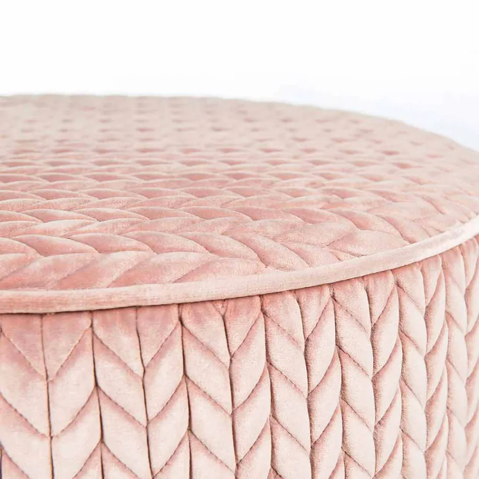 Design pouf in fabric Belle 1 Viadurini