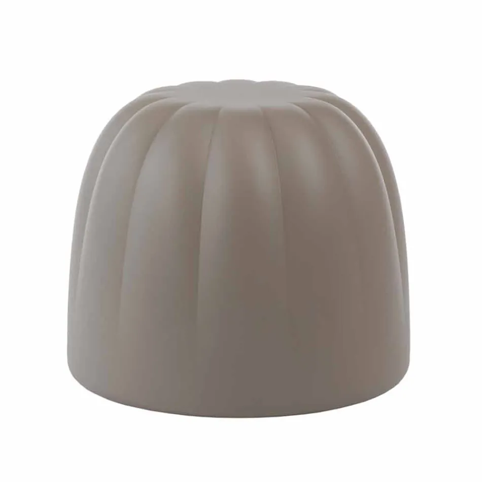 Soft colored pouf Slide Gelee in polyurethane made in Italy Viadurini