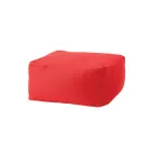 Soft Rectangular Ottoman Pouf for Indoor and Outdoor use in Fabric - Naemi Viadurini