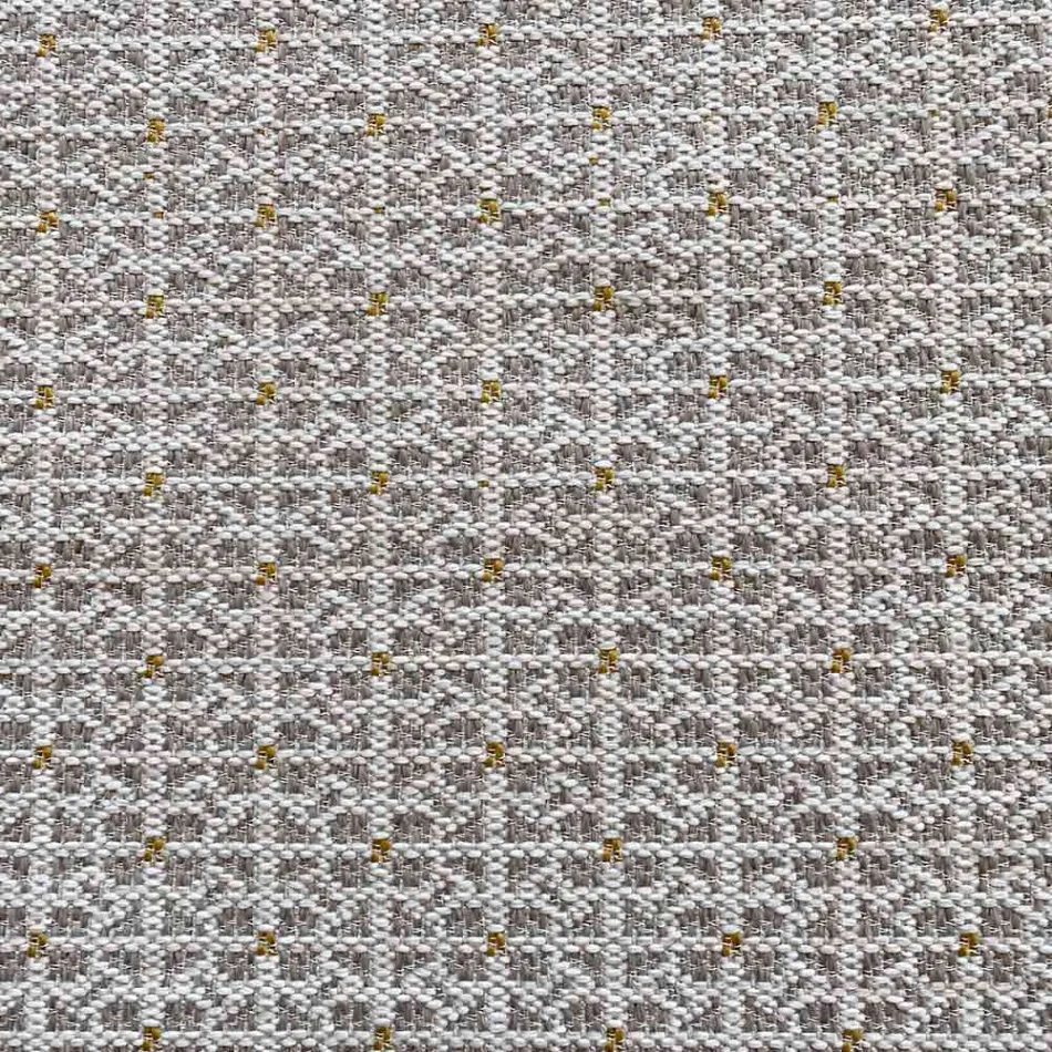 Soft Rectangular Ottoman Pouf for Indoor and Outdoor use in Fabric - Naemi Viadurini