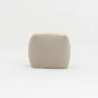 Pouf for the Garden in Outdoor Fabric Colour Melange Beige - Maestrale Viadurini