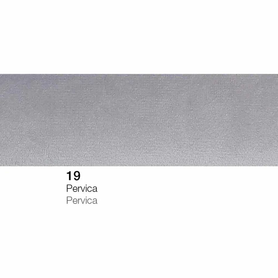 Pouf Square Footrest Padded and Covered in Fabric Made in Italy - Marli Viadurini