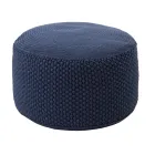Round Garden Pouf in Polypropylene in 3 Colours Made in Italy - Francisco Viadurini