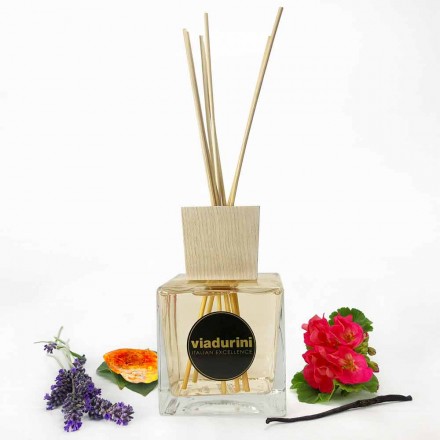Amber Fragrance Home Air Freshener 500 ml with Sticks - Romaeterna Viadurini