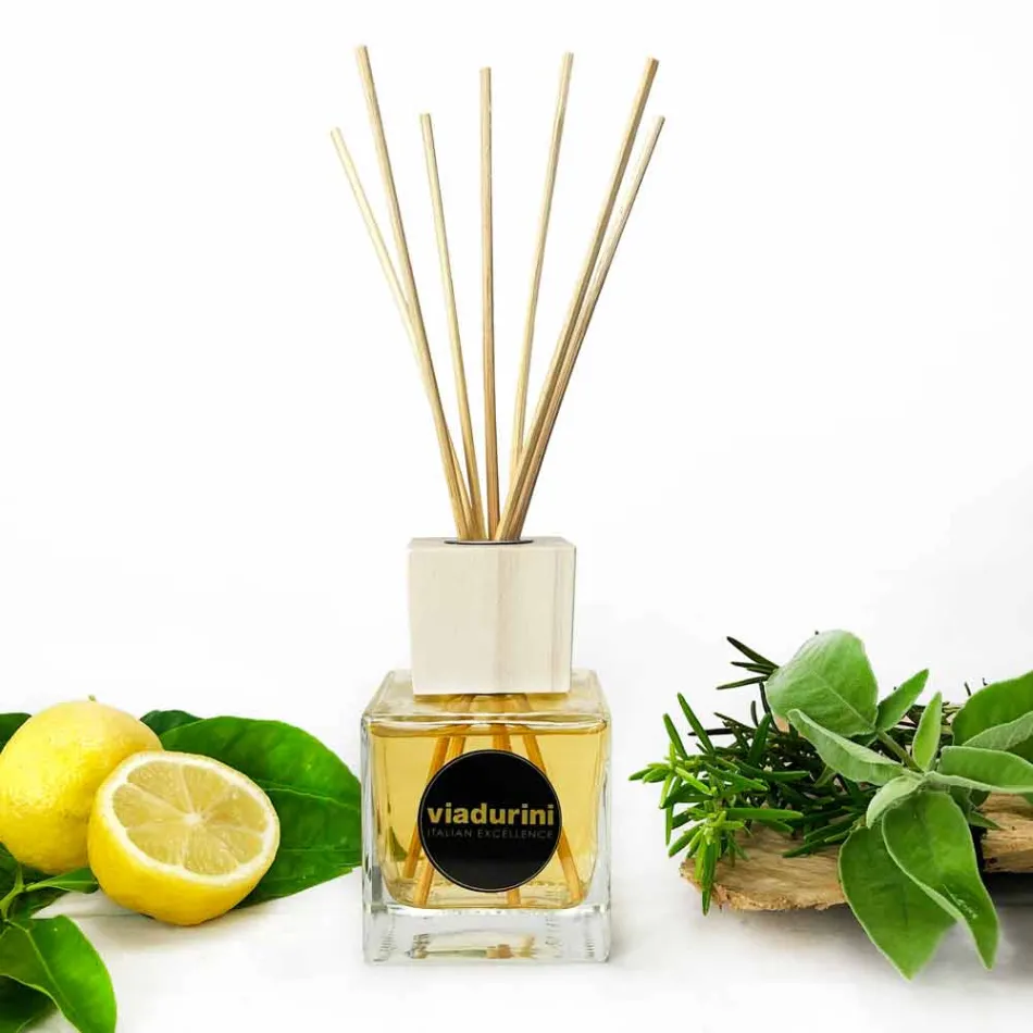 Bergamot Fragrance Home Air Freshener 200 ml with Sticks - Ladolcesicilia Viadurini