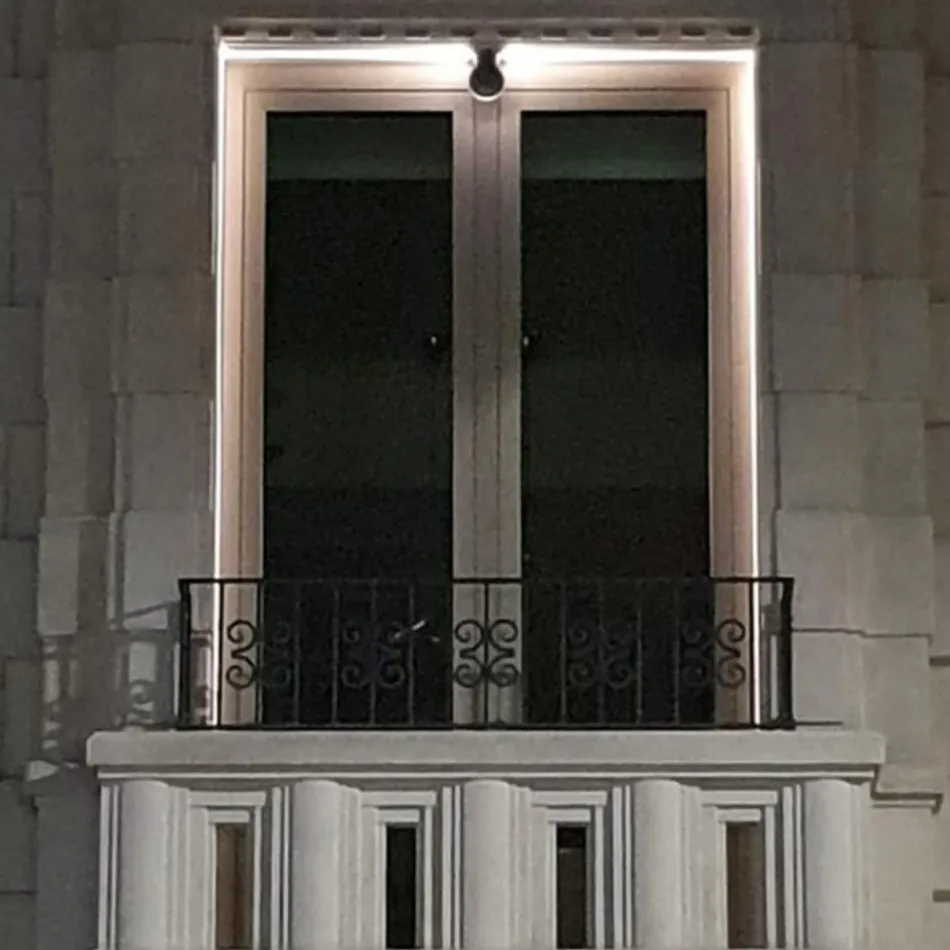 5W Outdoor Led Spotlight in Aluminium Grey Finish - Dayane Viadurini