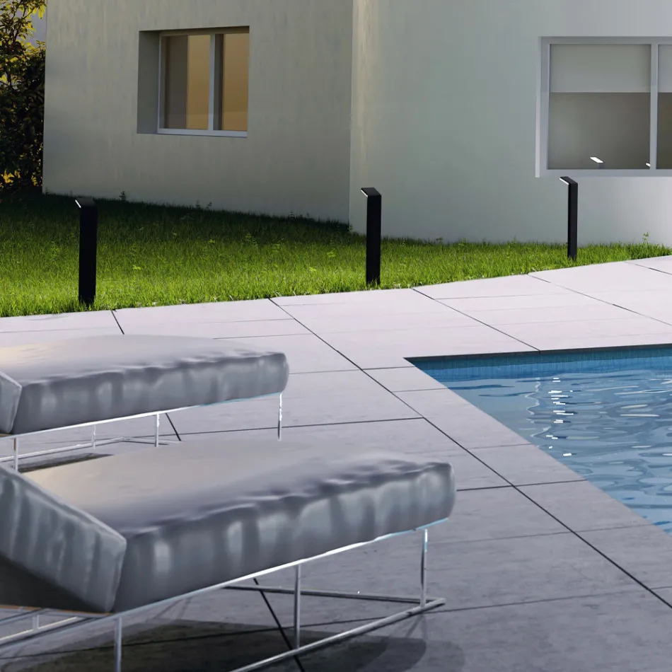 Outdoor Led Spotlight in White or Black Aluminium - Garden Viadurini