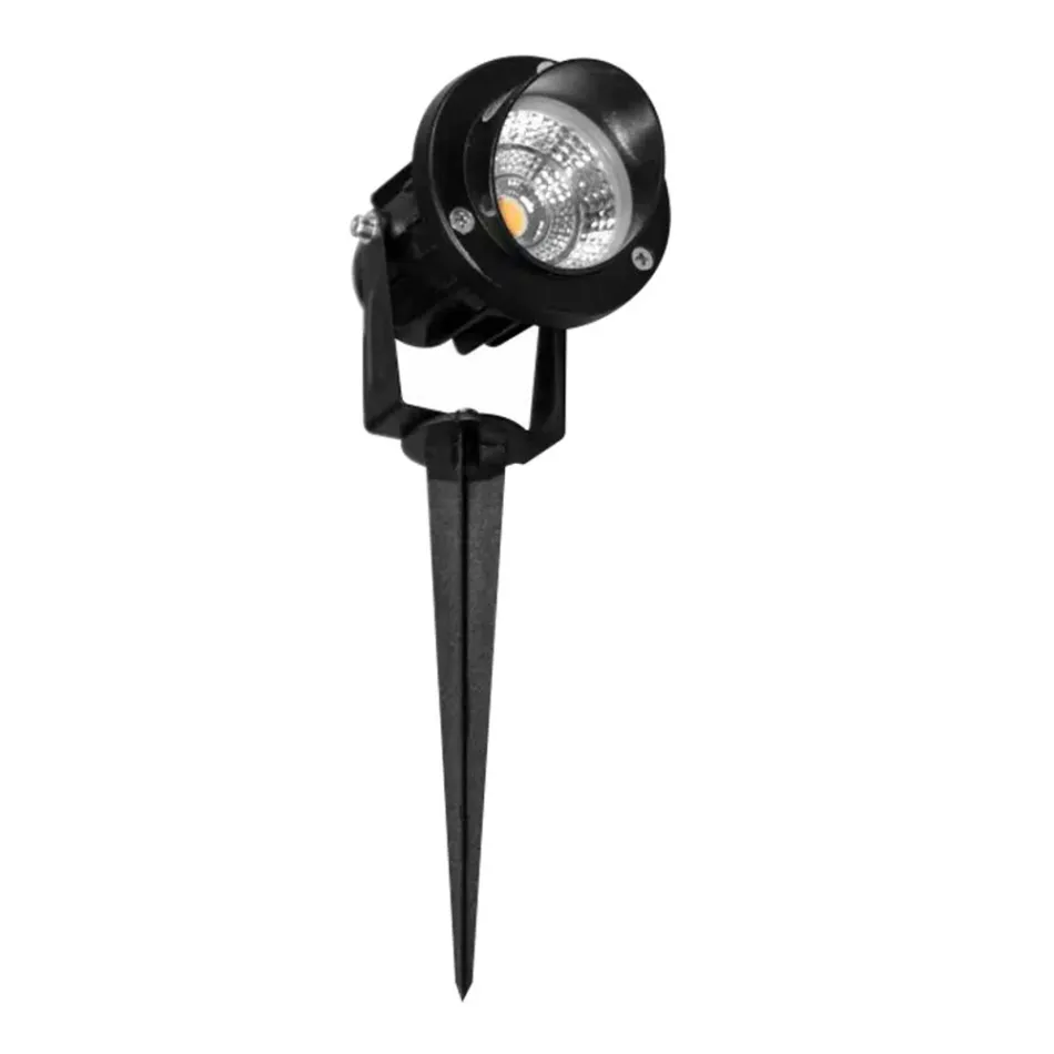 Projector LED Recessed Spotlight in Matt Black Aluminium 4 Pieces - Obrina Viadurini