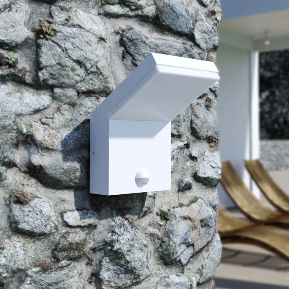 Aluminium Outdoor Led Projector with Motion Sensor - Nerea Viadurini