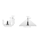 Aluminium Outdoor Led Projector with Motion Sensor - Nerea Viadurini