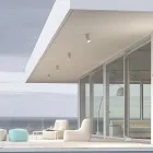 Adjustable Led Ceiling Light in White or Black Aluminium - Point Viadurini