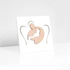 Small picture depicting the Sweet Embrace Laser Engraved Made in Italy - Angelica Viadurini