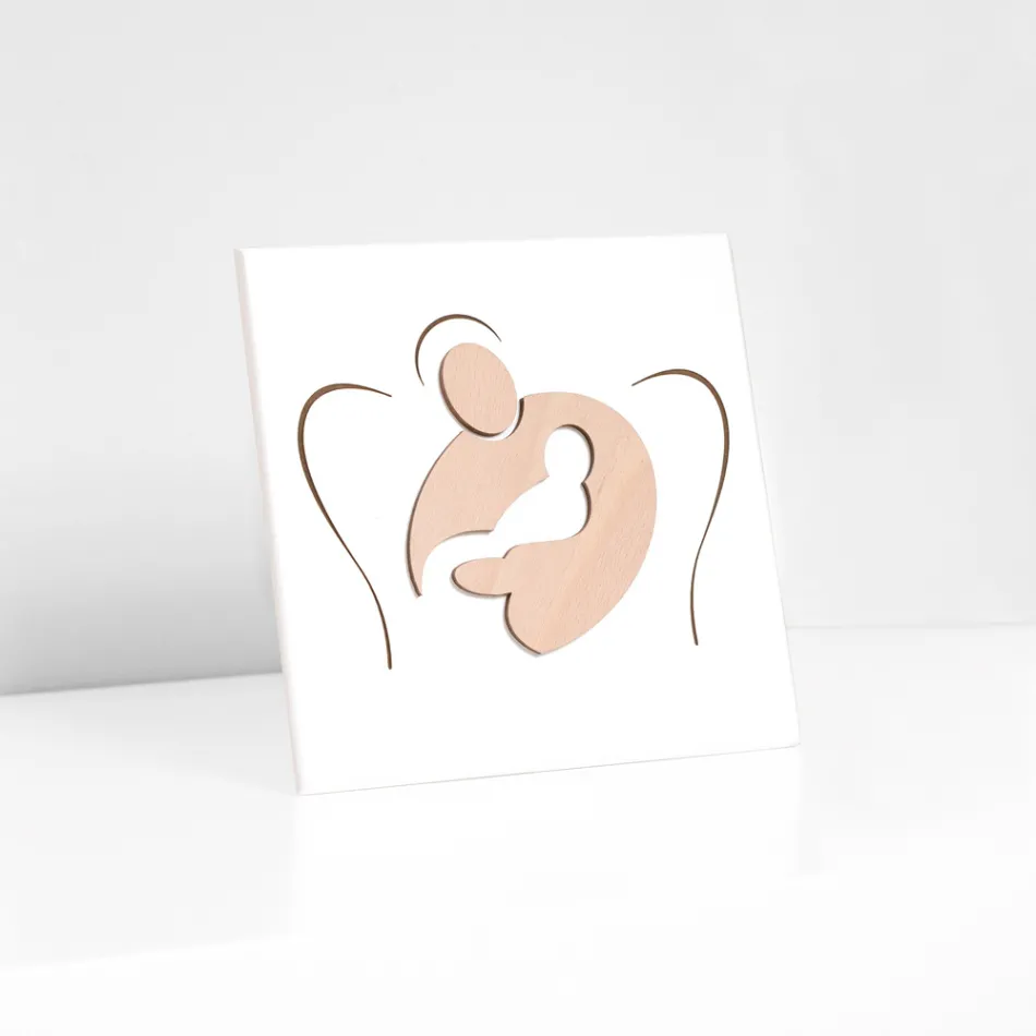 Small picture depicting the Sweet Embrace Laser Engraved Made in Italy - Angelica Viadurini