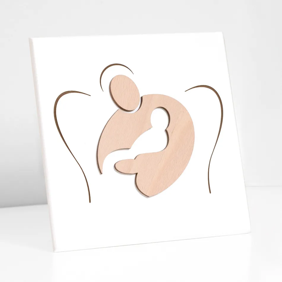 Small picture depicting the Sweet Embrace Laser Engraved Made in Italy - Angelica Viadurini