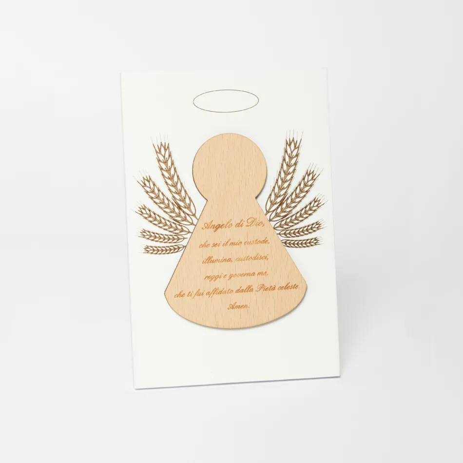 Small picture depicting a little angel with ears of corn Made in Italy - Greta Viadurini