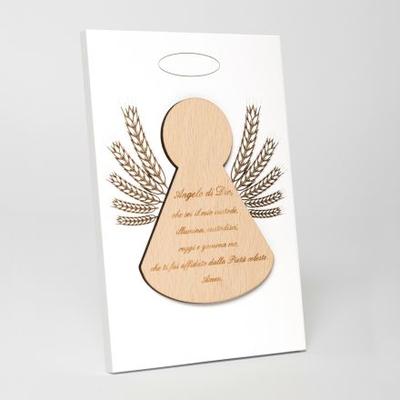 Small picture depicting a little angel with ears of corn Made in Italy - Greta Viadurini