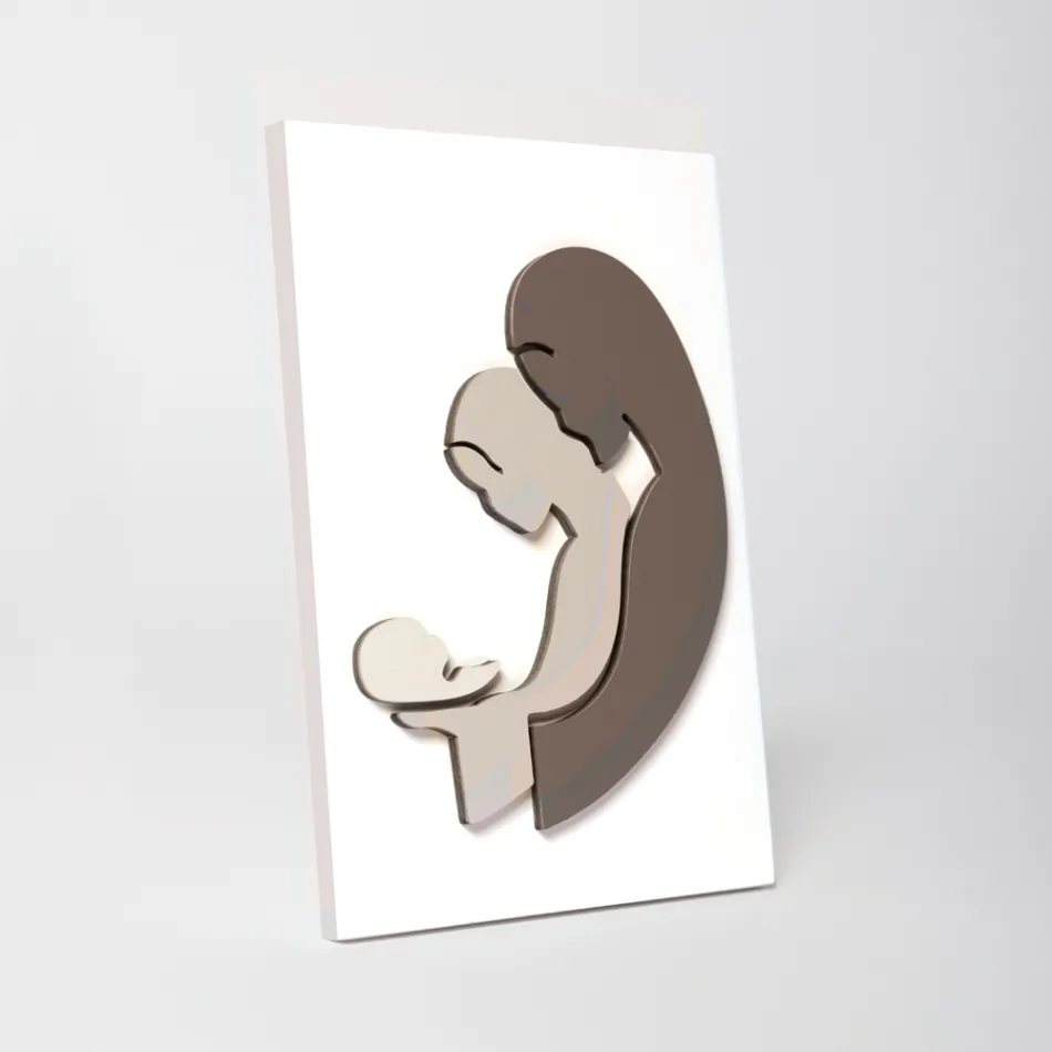 Picture with the Representation of Adoration Made in Italy - Cesar Viadurini