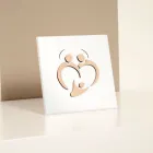 Holy Family Picture with Laser Engraving Made in Italy - Zuleika Viadurini