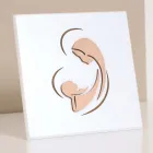 Laser Engraved Picture of Mary and Baby Jesus Made in Italy - Nigella Viadurini