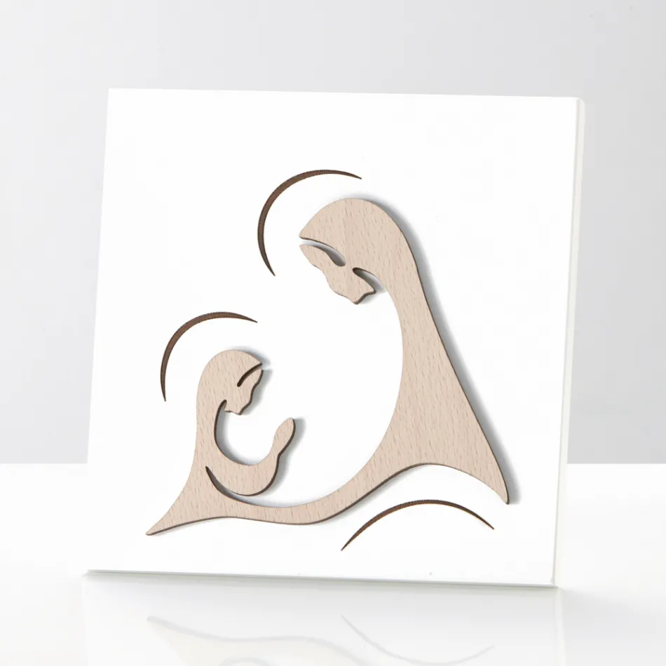 Picture Depicting Apparition of the Archangel to the Madonna Made in Italy - Abu Viadurini