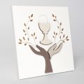 Picture Made with Laser Engraving of Olive Tree and Host Made in Italy - Joel