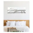 Painting with Abstract Shapes Made with Laser Made in Italy - Grace Viadurini