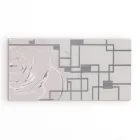 Painting with Rose and Geometric Shapes Made in Laser Made in Italy - Rin Viadurini