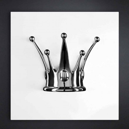 Modern Wall Picture in Wood and Resin Made in Italy - Corona Viadurini