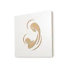 Laser Engraved Picture of the Madonna with Child Made in Italy - Bashira Viadurini