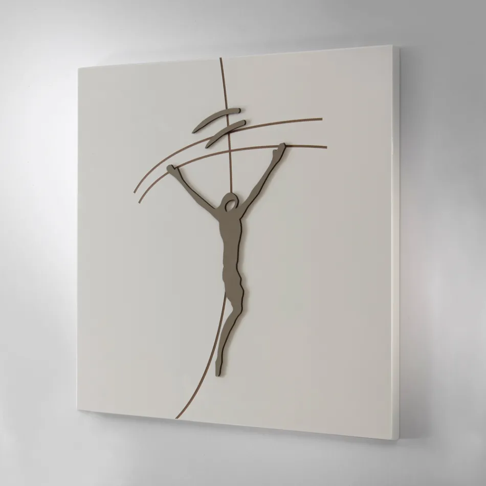 Laser Engraved Picture Depicting the Messiah Made in Italy - Ahmya Viadurini