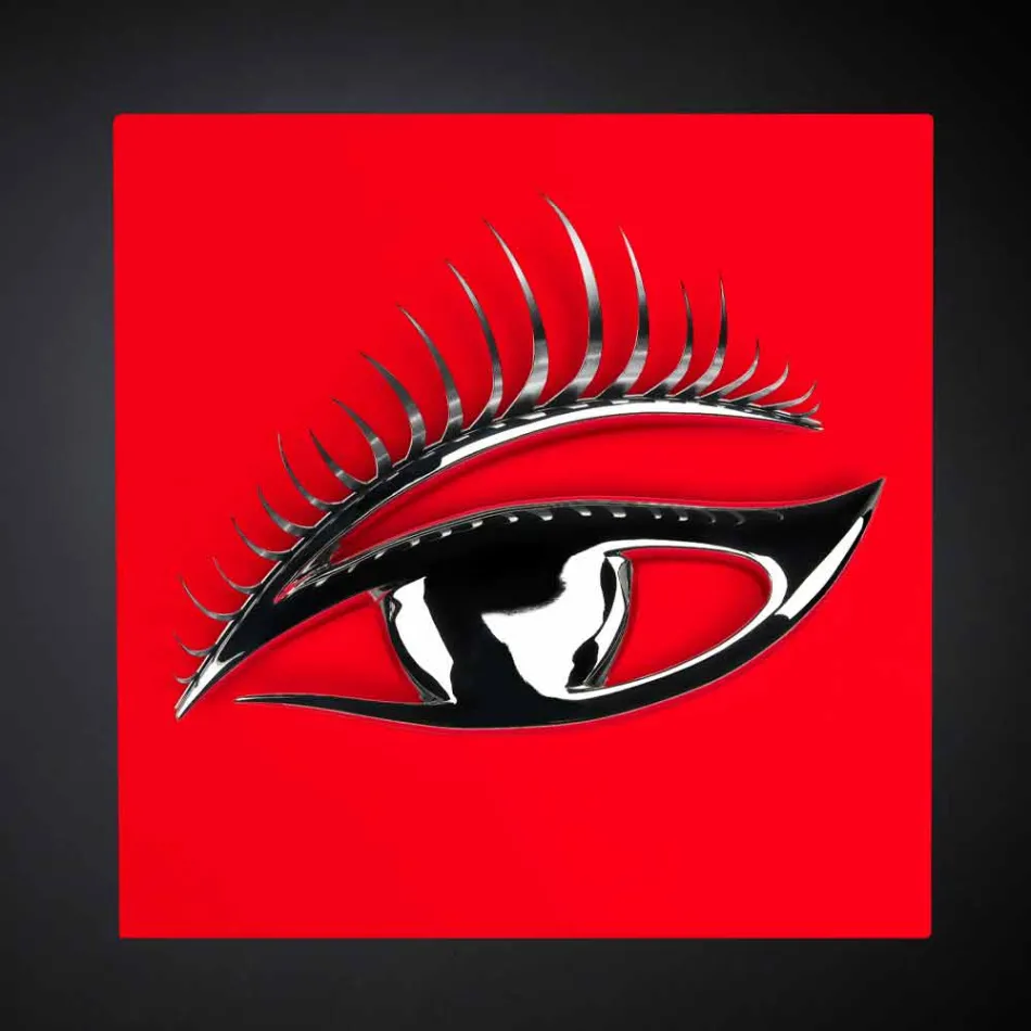 Modern Artisan Framework in Wood, Steel and Resin Made in Italy - Eye Viadurini