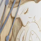 Rectangular Painting Made with Laser with Goddess and Child Made in Italy - Nagi Viadurini