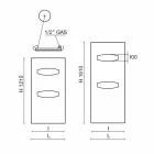 Modern Design Hydraulic Steel Radiator 6 Measures up to 1220 W - Mask Viadurini