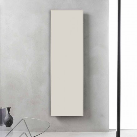 Vertical Electric Radiator Minimal Design Steel Slate Grey 700 W - Ice Viadurini