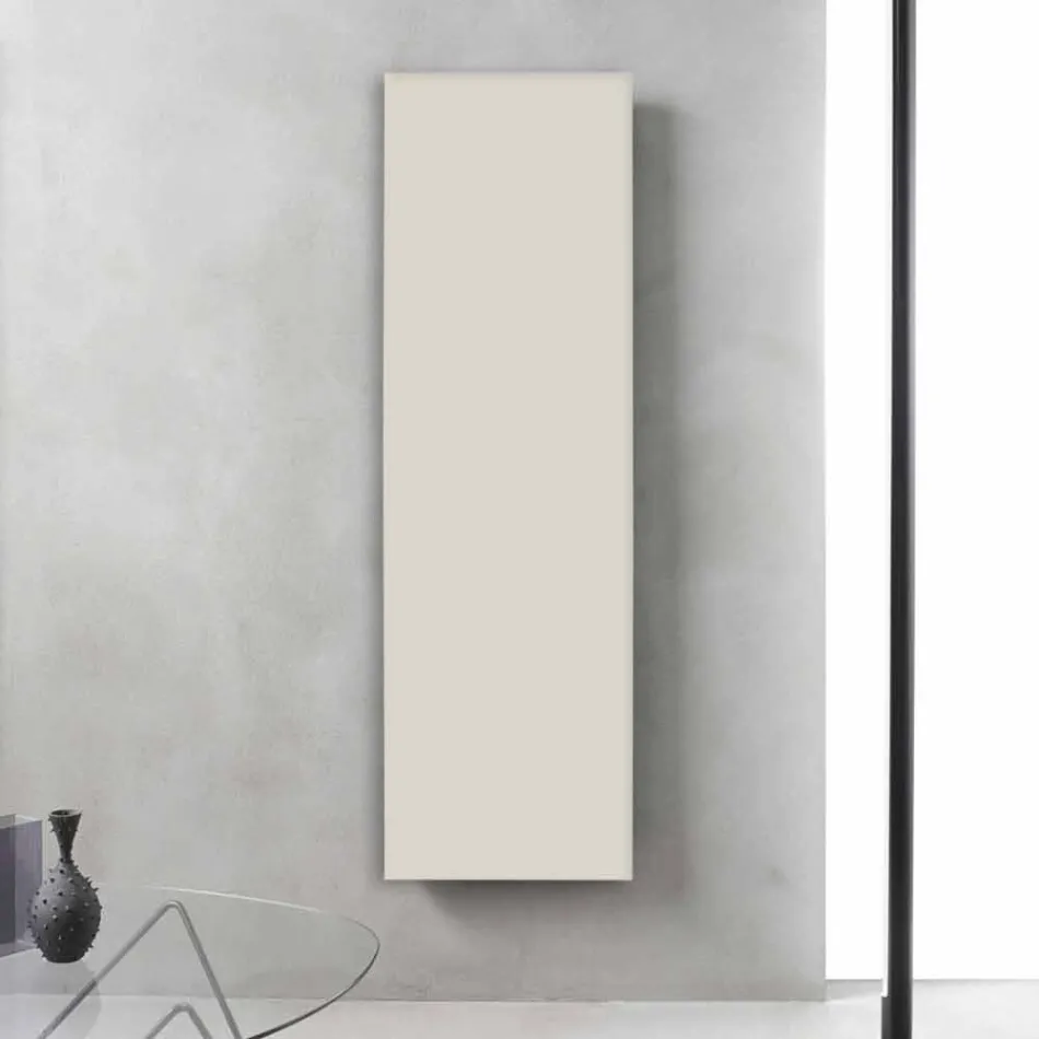 Vertical Electric Radiator Minimal Design Steel Slate Grey 700 W - Ice Viadurini
