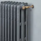 Hydraulic Cast Iron Radiator with 3 Columns Decorated - Vanillin Viadurini