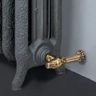 Hydraulic Cast Iron Radiator with 3 Columns Decorated - Vanillin Viadurini