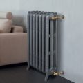Decorated Cast Iron Hydraulic Radiator with 3 Columns - Vanillina