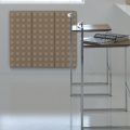 Brick modern design electric lego radiator in aluminium and copper by Scirocco H