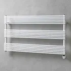 Horizontal Electric Design Wall Radiator in Steel up to 700 W - Nibbio Viadurini