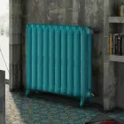 Cast iron hydraulic heat radiator decorated with Tiffany Scirocco H Viadurini