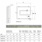 Contemporary hydraulic radiator radiator Snake by Scirocco H Viadurini