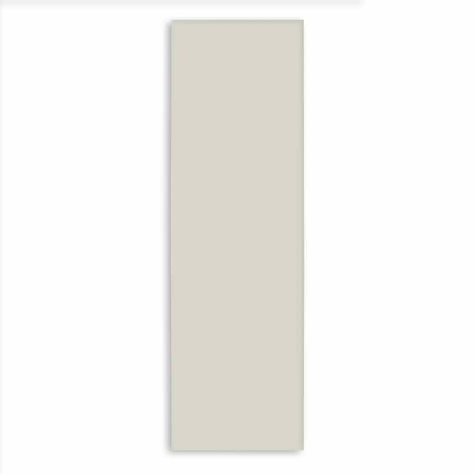 Vertical Design Radiator in Grayish White Steel up to 839 W - Ice Viadurini